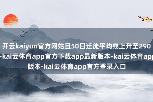 开云kaiyun官方网站且50日迁徙平均线上升至2902.18好意思元-kai云体育app官方下载app最新版本-kai云体育app官方登录入口